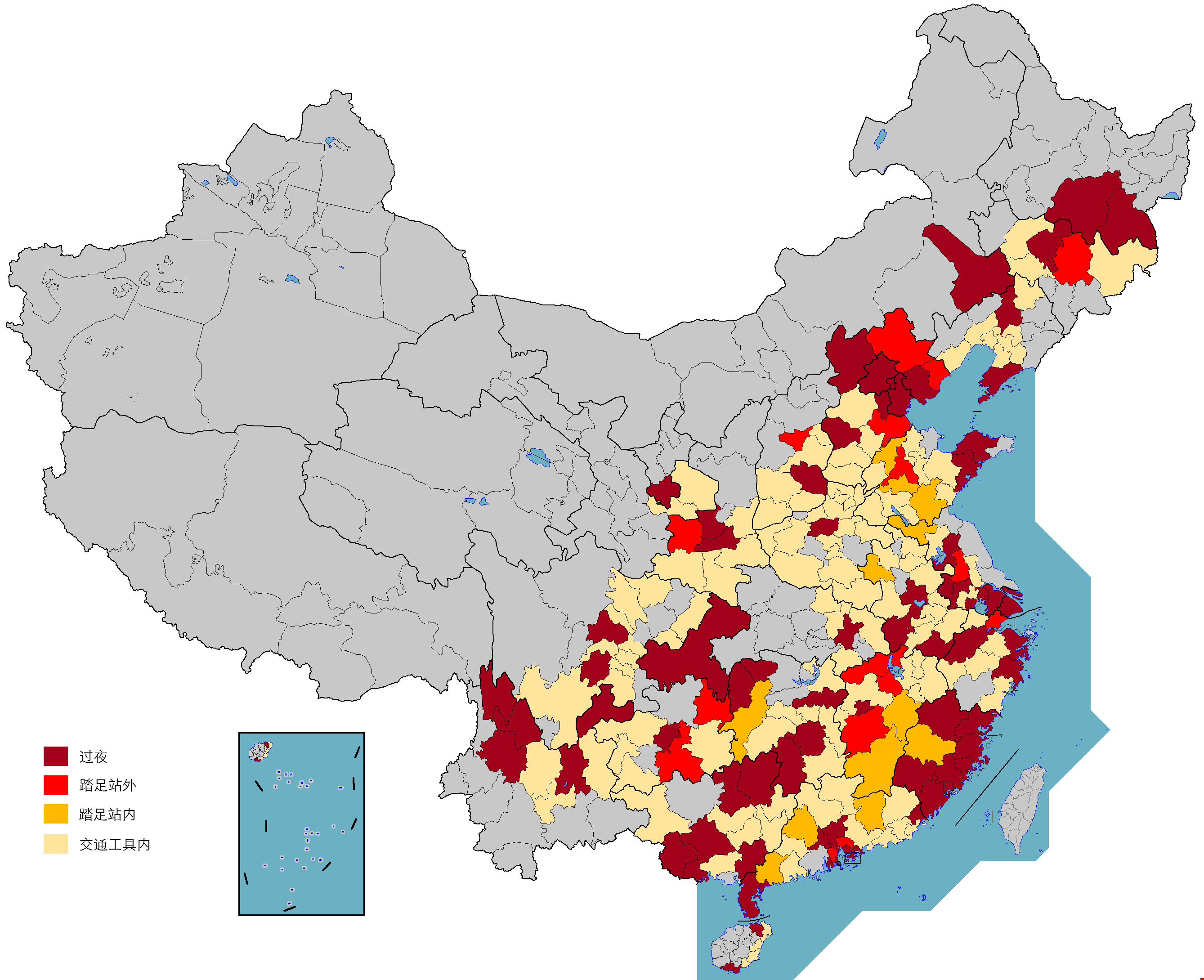 photo(c)https://commons.wikimedia.org/wiki/File:China_Prefectural-level.png